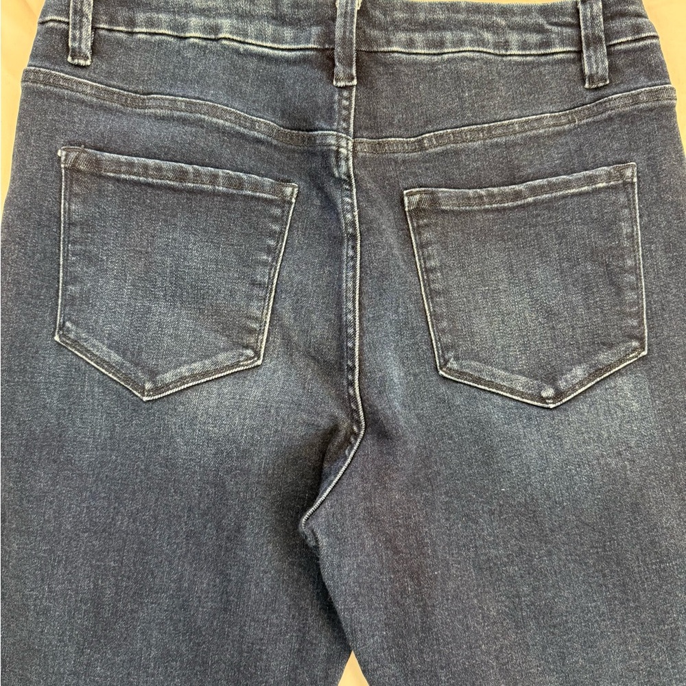 Flying Monkey Dark Blue Ankle Skinny Jeans